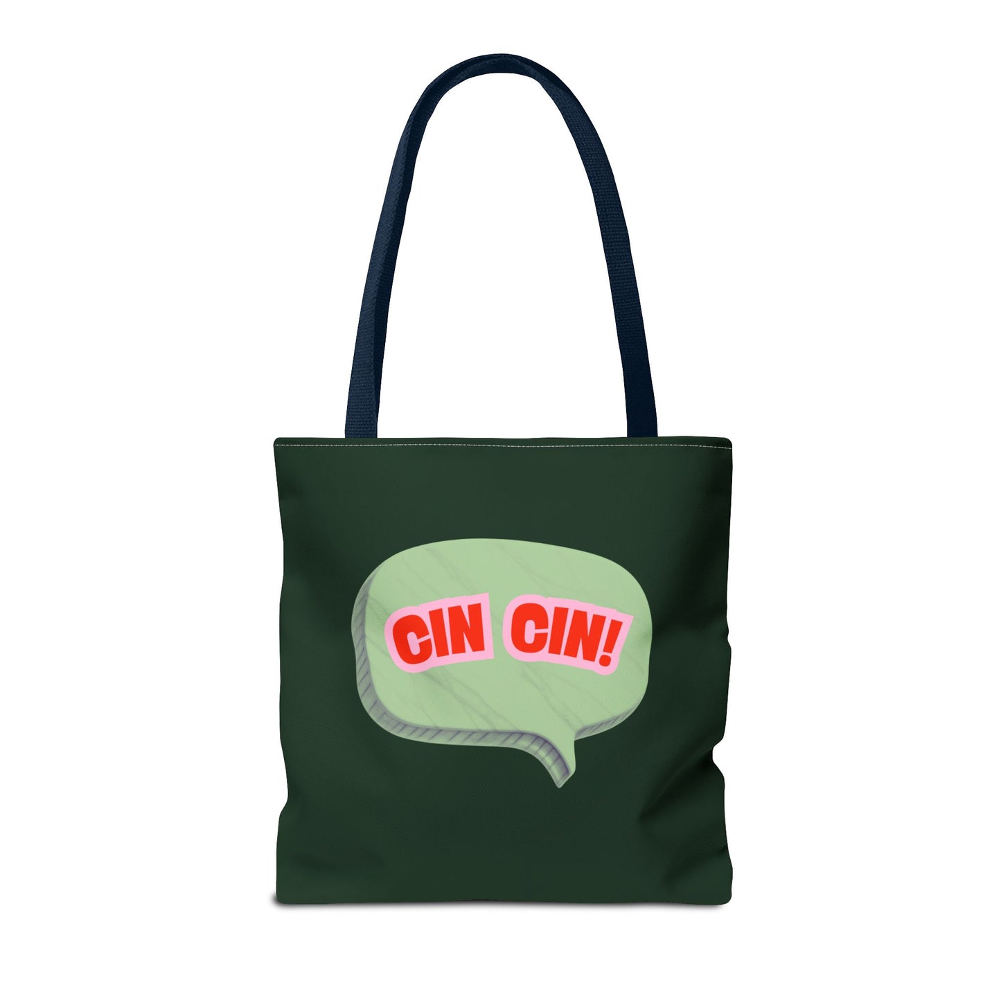 Cin Cin! Speech Bubble Cotton Tote Bag