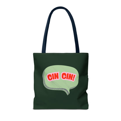 Cin Cin! Speech Bubble Cotton Tote Bag