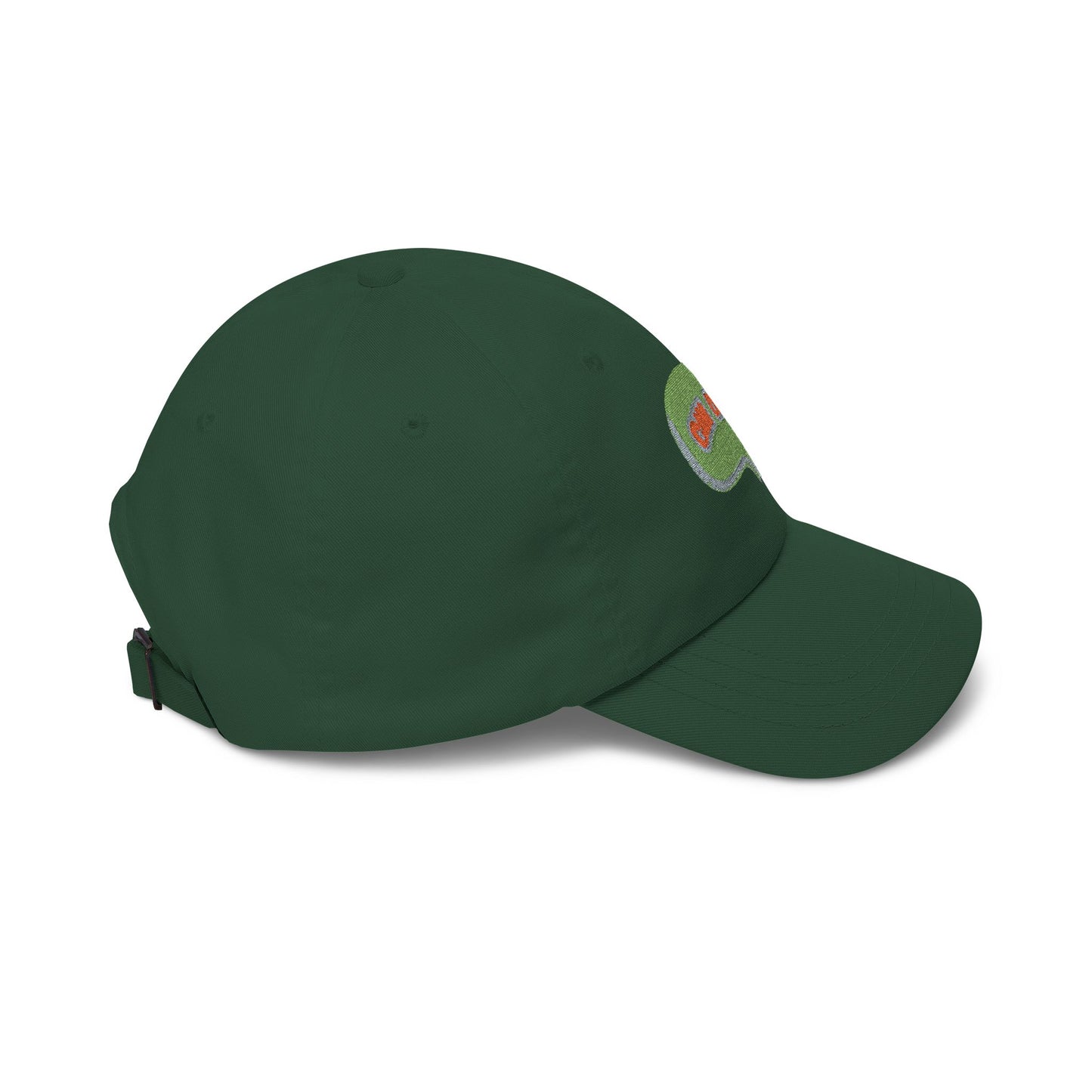 "Cin Cin" Green Speech Bubble Embroidered Patch Hat