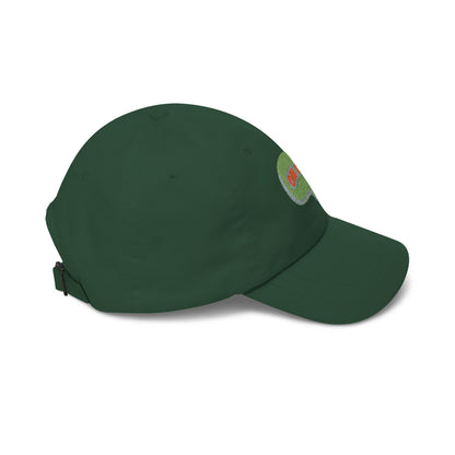 "Cin Cin" Green Speech Bubble Embroidered Patch Hat