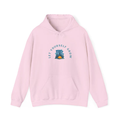 Let Yourself Grow Hoodie — Botanical Plant Graphic Hooded Sweatshirt