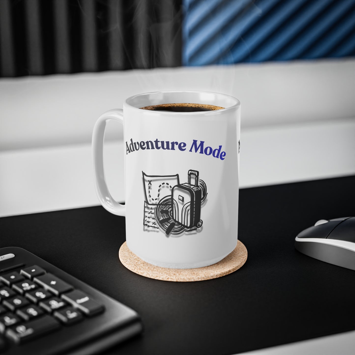 Adventure Mode - Ceramic Coffee Cup (11oz, 15oz)