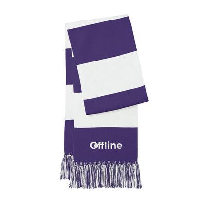 Embroidered 'Offline' Spectator Scarf