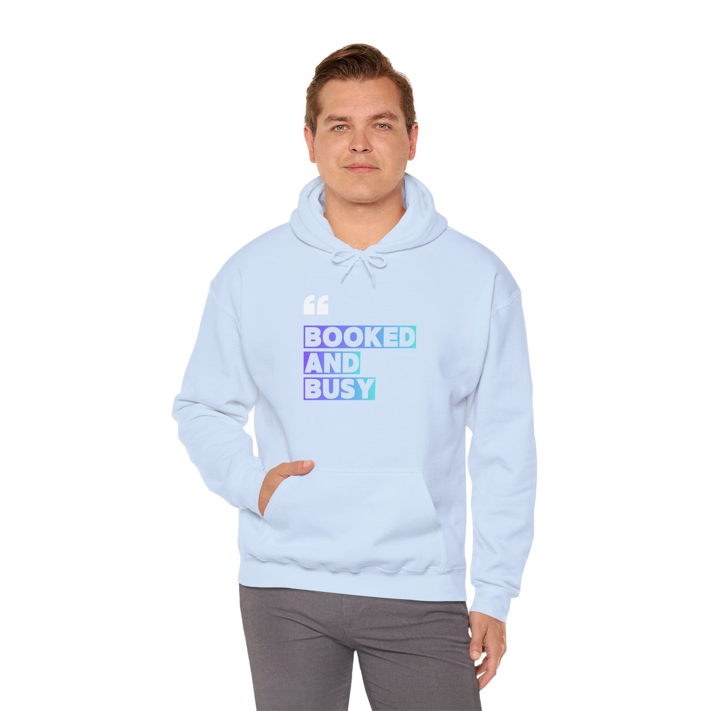 "Booked and Busy" Graphic Pullover for Readers & Creatives