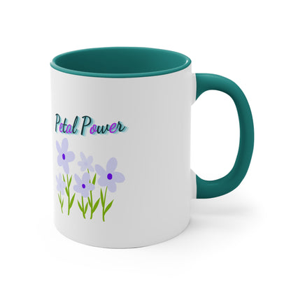 Petal Power Floral - Accent Coffee Mug (11 oz.)