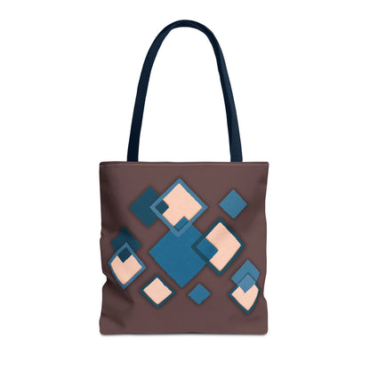 Geometric Diamond Pattern Tote Bag