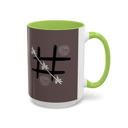 Peace Wins Ceramic Coffee Cup Peace/War design (11/15oz)