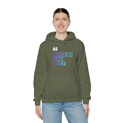 "Booked and Busy" Graphic Pullover for Readers & Creatives
