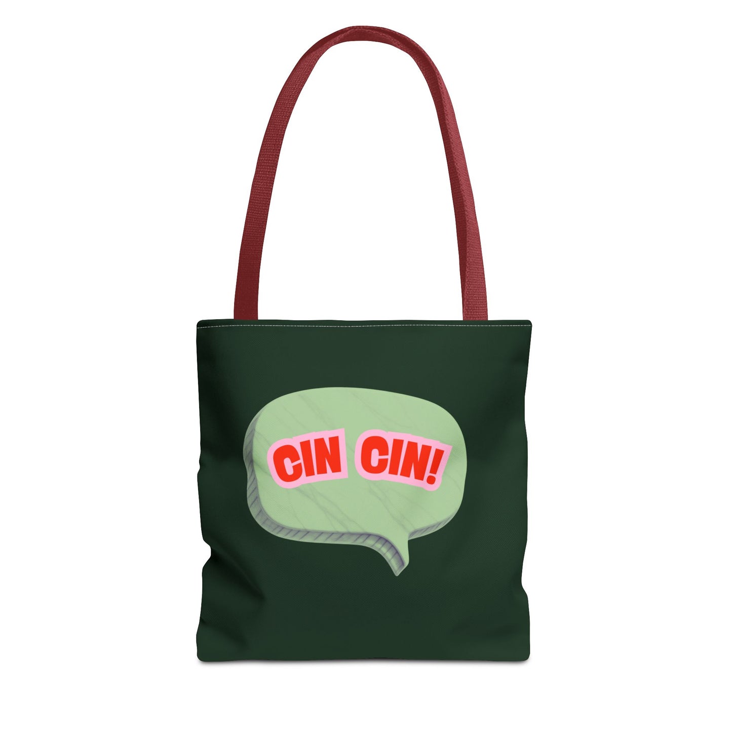 Cin Cin! Speech Bubble Cotton Tote Bag