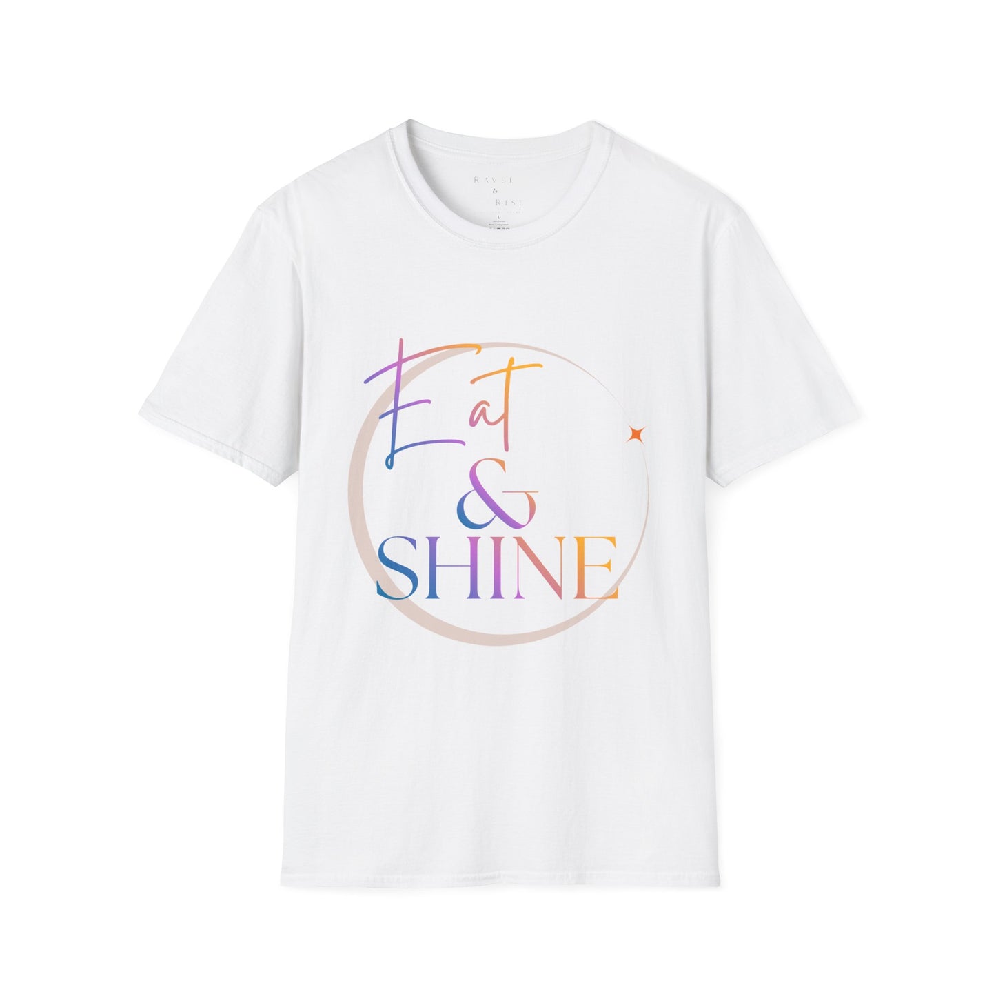 Eat & Shine Pastel Sunrise Inspirational T-Shirt