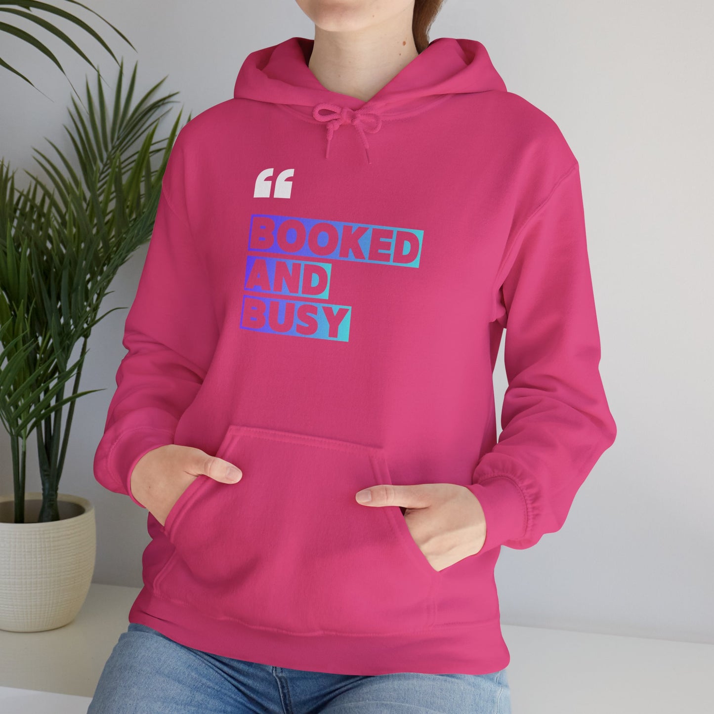 "Booked and Busy" Graphic Pullover for Readers & Creatives