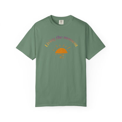 Living the Moment T-Shirt — Sunset Graphic Tee