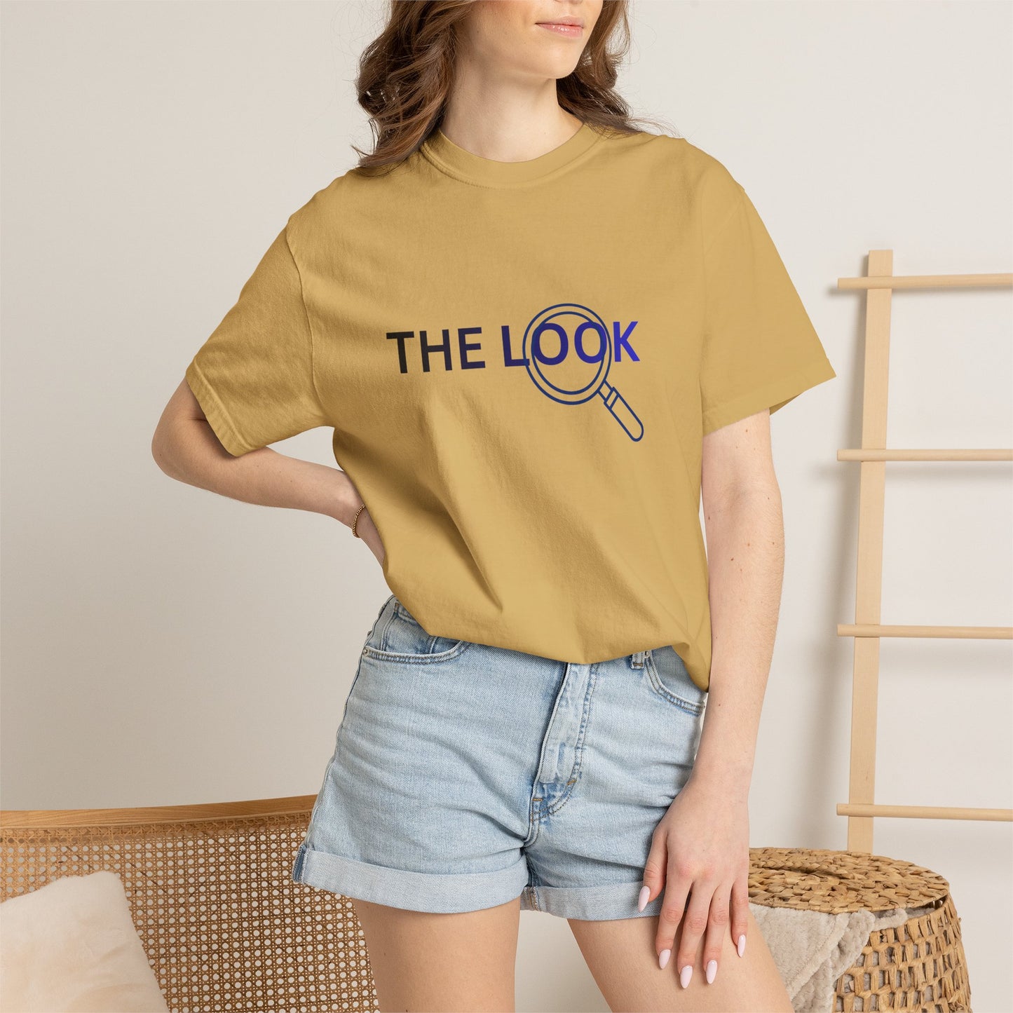 The Look Minimal Magnifying Glass Graphic Tee