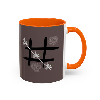 Peace Wins Ceramic Coffee Cup Peace/War design (11/15oz)