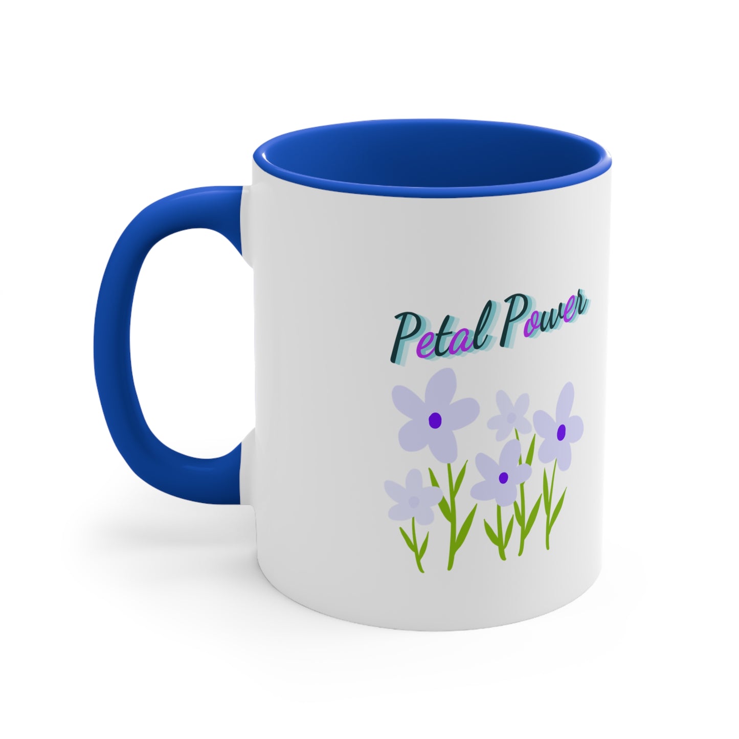 Petal Power Floral - Accent Coffee Mug (11 oz.)