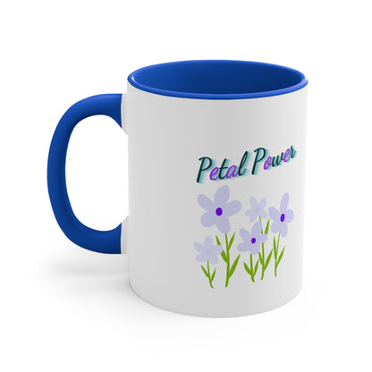 Petal Power Floral - Accent Coffee Mug (11 oz.)