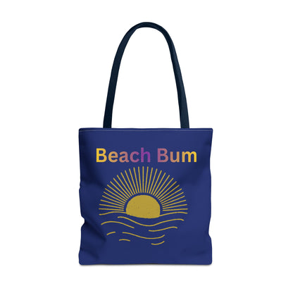 Beach Bum Tote Bag  for Summer, Vacation & Everyday Use
