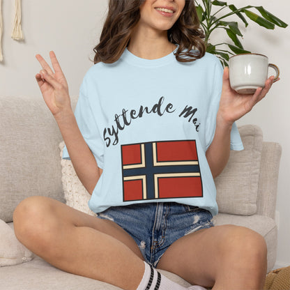Norwegian Flag T-Shirt Syttende Mai Celebration Tee