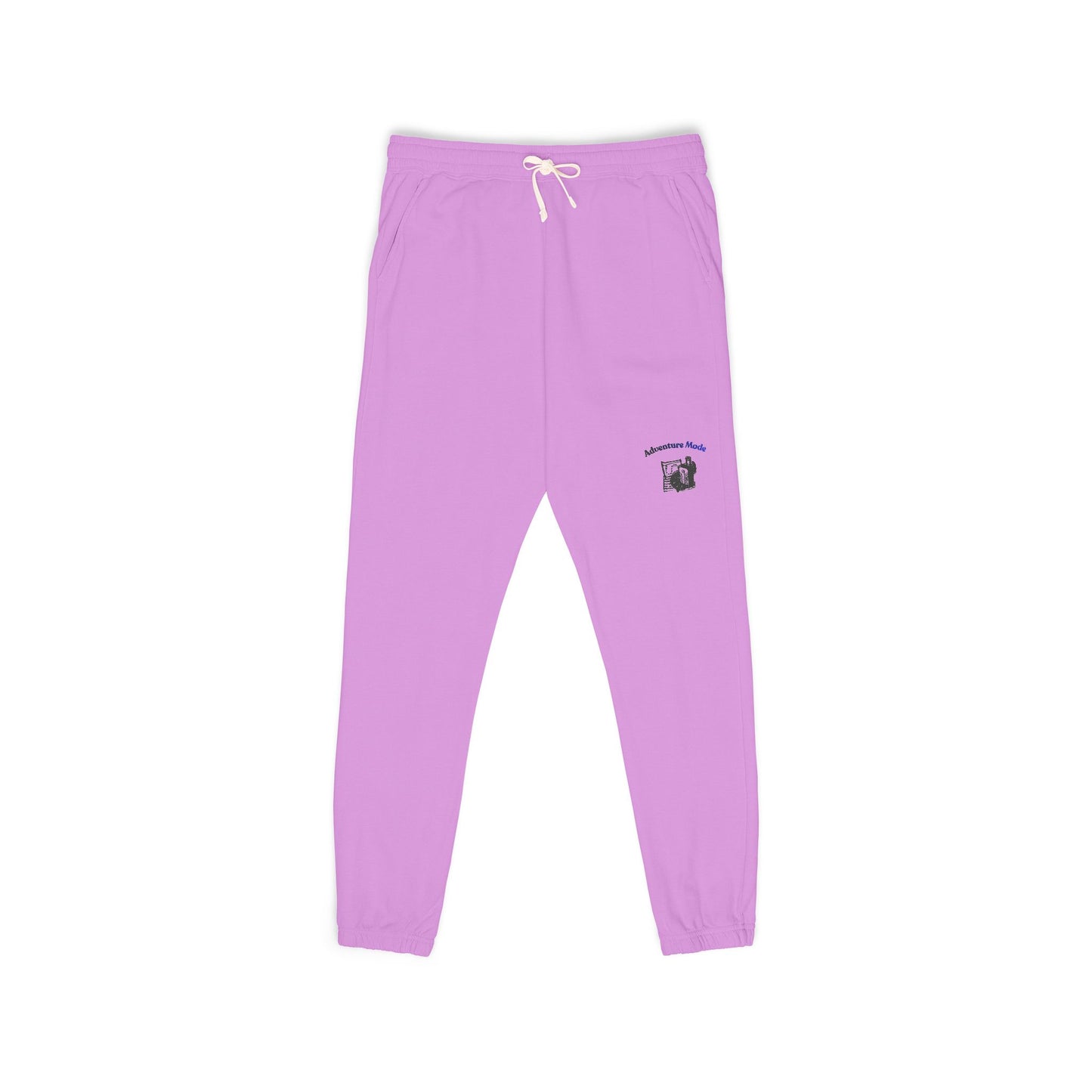Cream 'Good Intentions' Fleece Sweatpants — Cozy Garment-Dyed Lounge Joggers