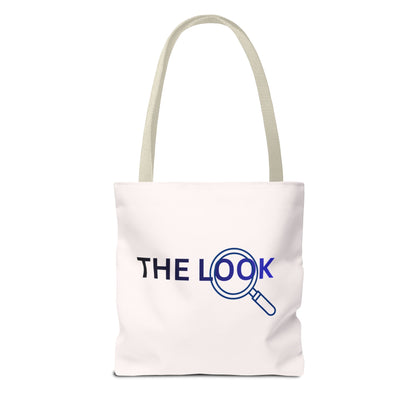 The Look Tote Magnifying Glass Logo Canvas Bag