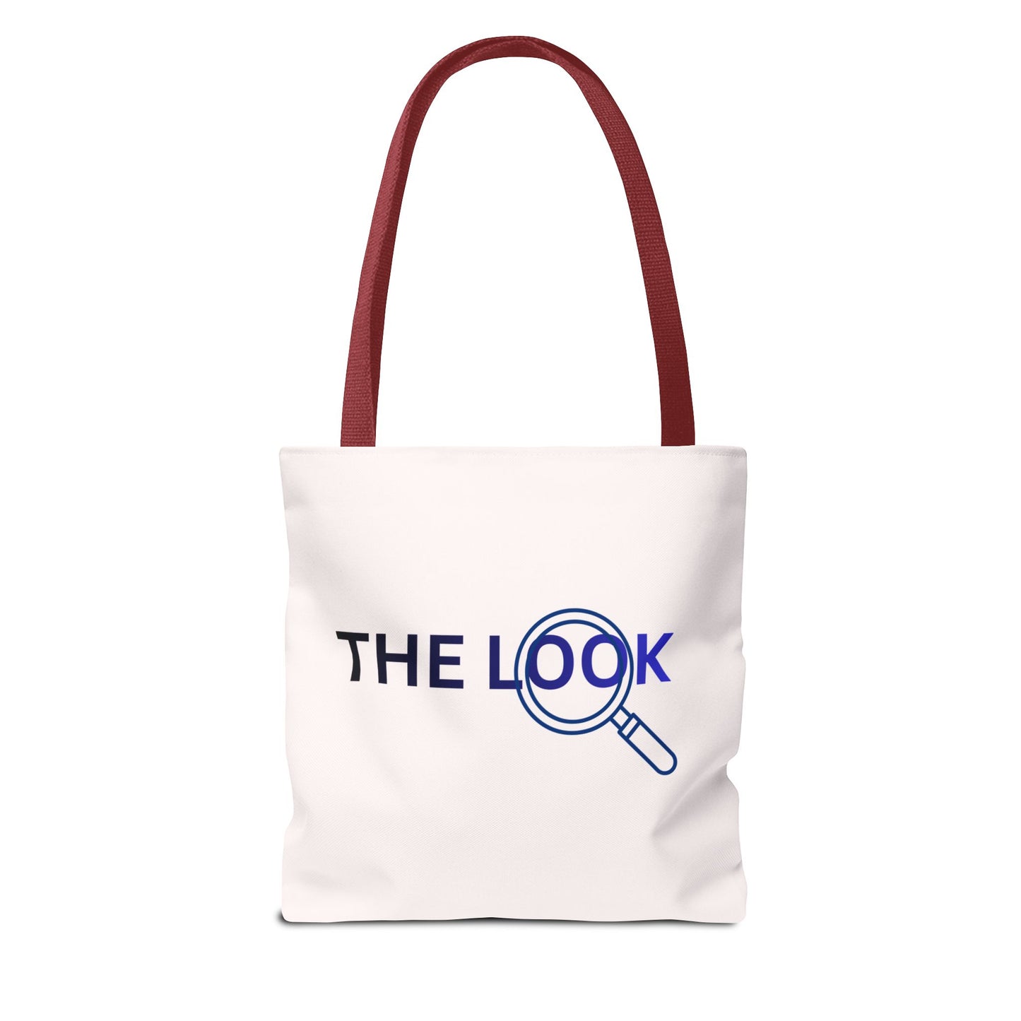 The Look Tote Magnifying Glass Logo Canvas Bag