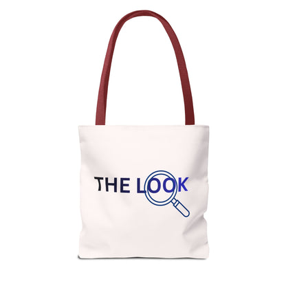 The Look Tote Magnifying Glass Logo Canvas Bag