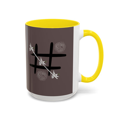 Peace Wins Ceramic Coffee Cup Peace/War design (11/15oz)