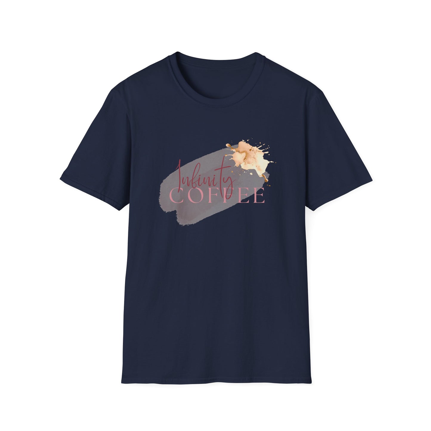 Infinity Coffee Pastel Floral Graphic Tee