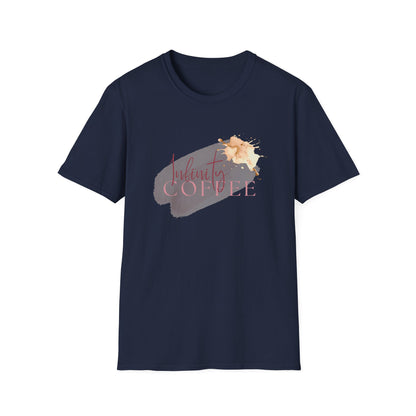 Infinity Coffee Pastel Floral Graphic Tee