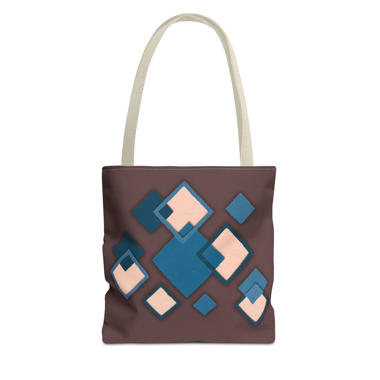 Geometric Diamond Pattern Tote Bag