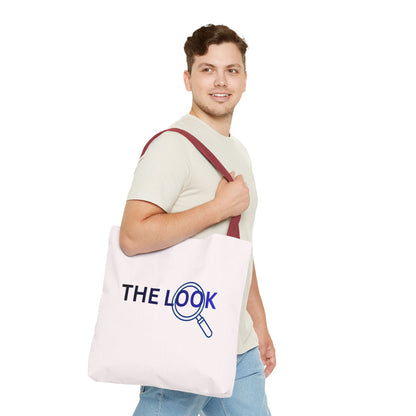 The Look Tote Magnifying Glass Logo Canvas Bag