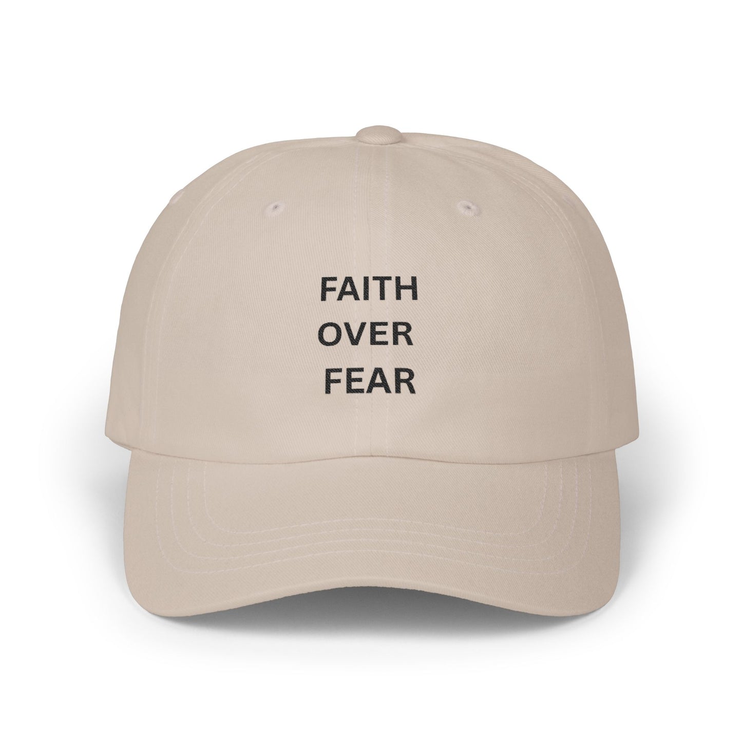 Faith Over Fear Embroidered Baseball Hat
