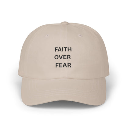 Faith Over Fear Embroidered Baseball Hat