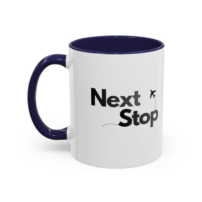 Next Stop Travel Accent Coffee Mug (11oz)