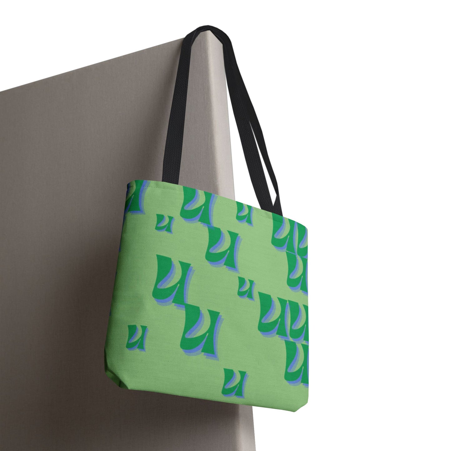 Retro Wave Monogram Tote Bag
