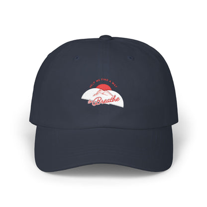 'Help me find a way to Breathe' Sunset Embroidered Baseball Hat