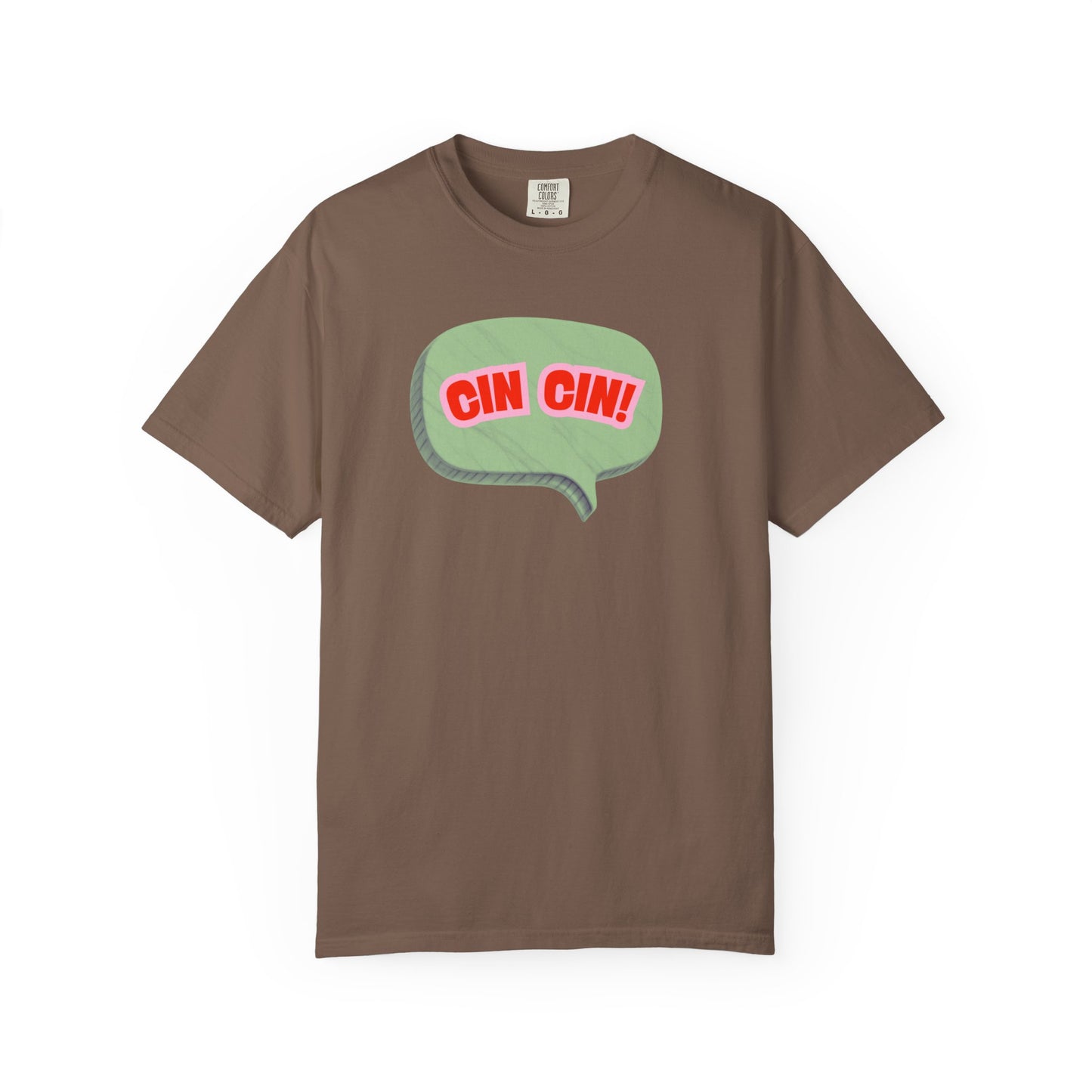 Cin Cin! Graphic Retro Speech Bubble Tee