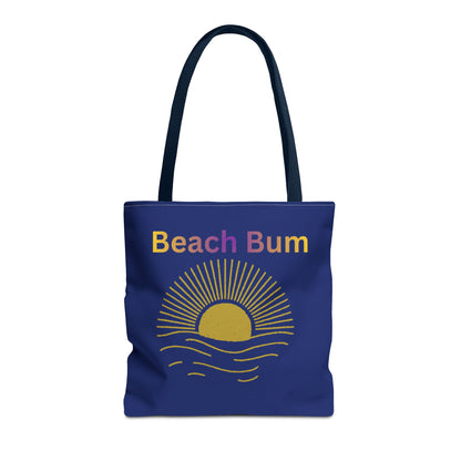 Beach Bum Tote Bag  for Summer, Vacation & Everyday Use