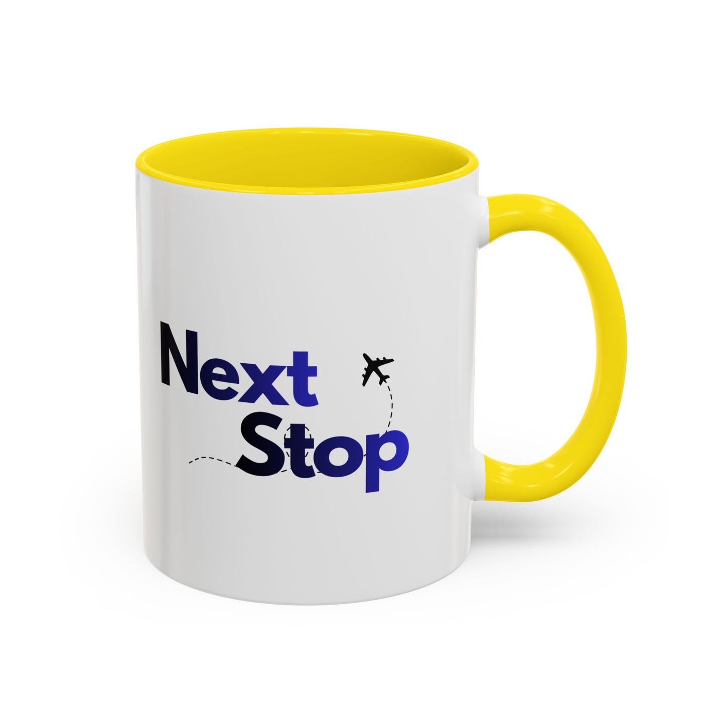 Next Stop Travel Ceramic Coffee Mug Gradient Navy (11oz)