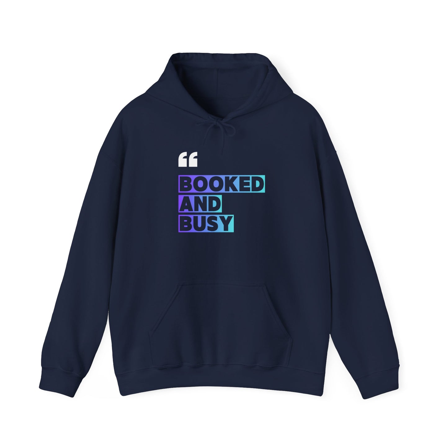 "Booked and Busy" Graphic Pullover for Readers & Creatives