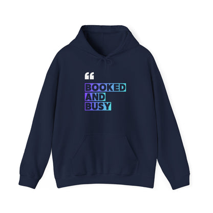 "Booked and Busy" Graphic Pullover for Readers & Creatives