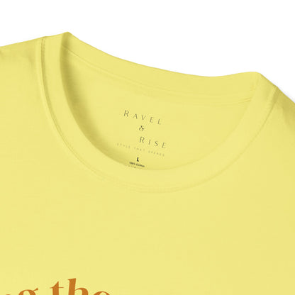 Living the Moment T-Shirt — Sun on the back, Beach Relaxed Tee