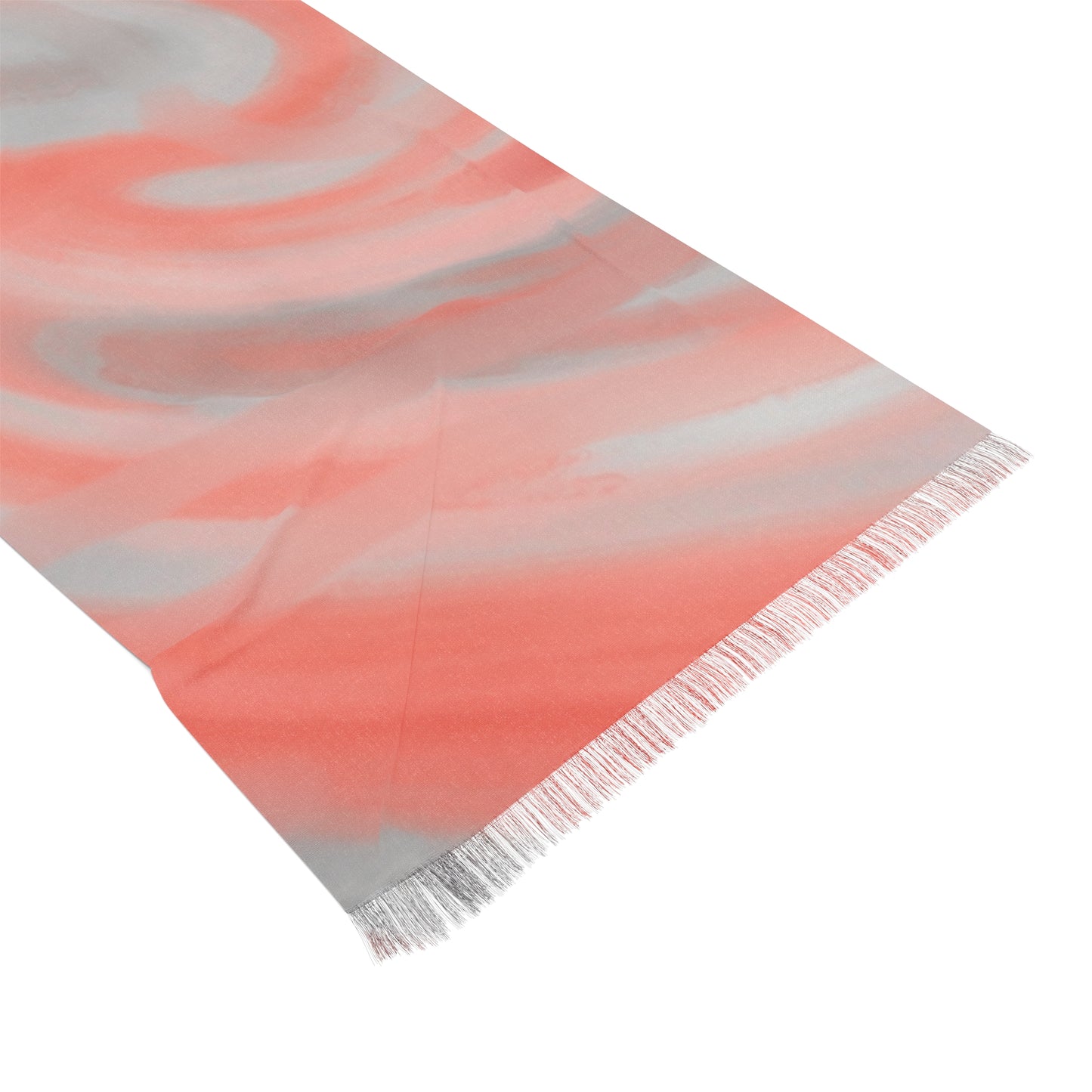 Coral Swirl Lightweight Fashion Scarf