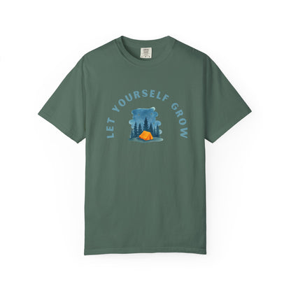 Let Yourself Grow T-Shirt — Camping Nature Graphic Tee