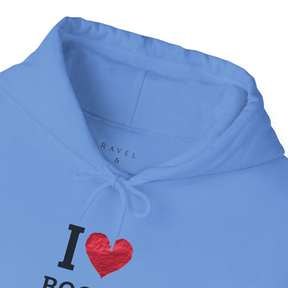 I  Love Books Hoodie — Cozy Reading Sweatshirt for Book Lovers