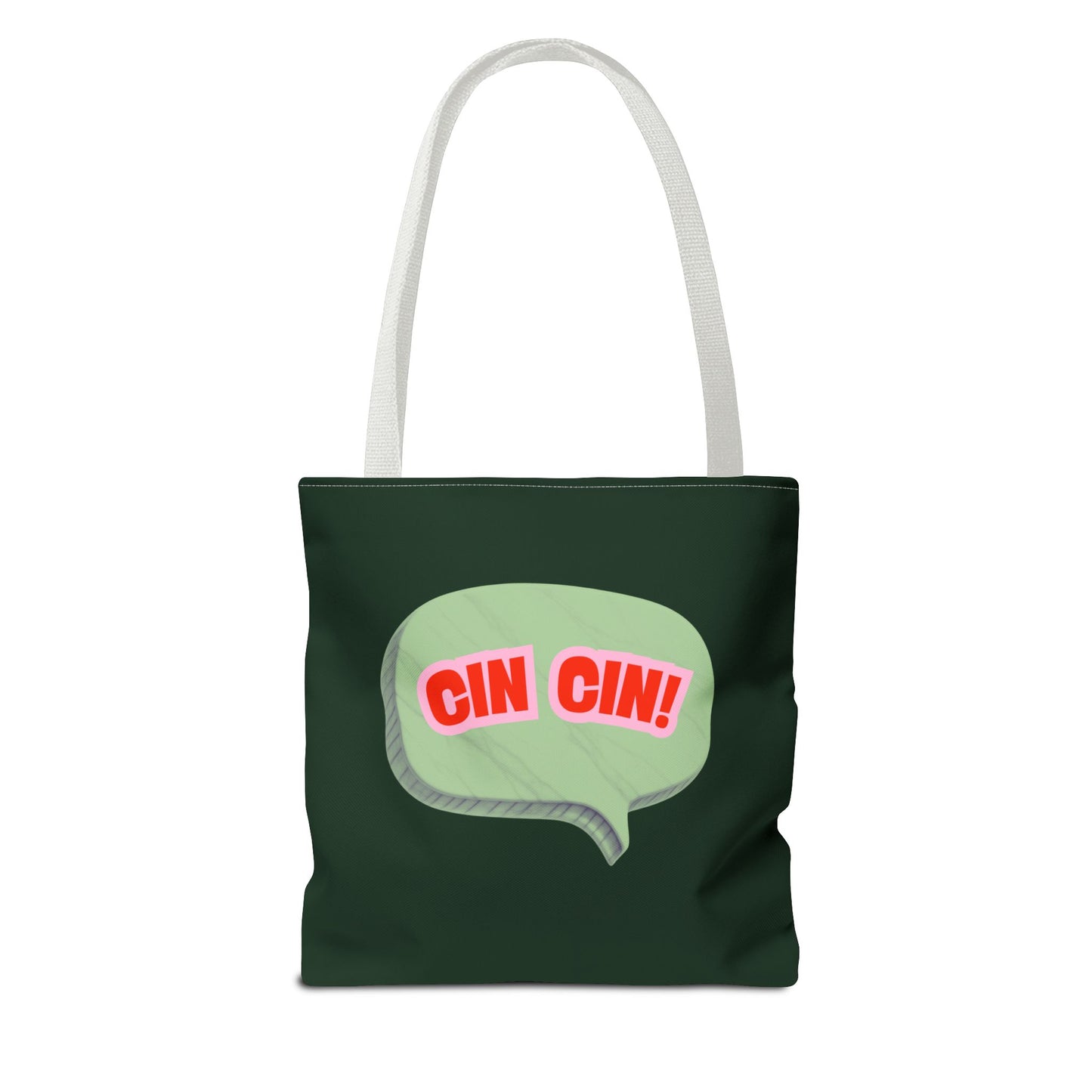 Cin Cin! Speech Bubble Cotton Tote Bag