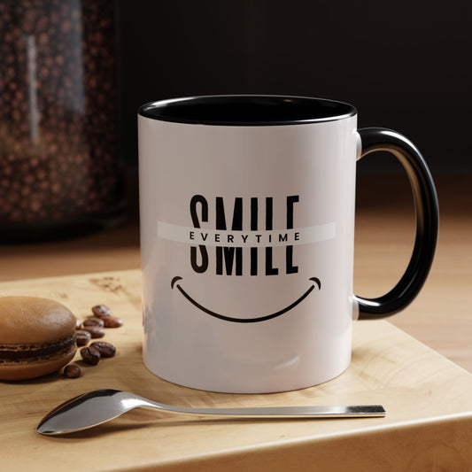 Smile Everytime Accent Coffee Mug