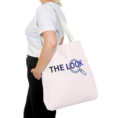 The Look Tote Magnifying Glass Logo Canvas Bag