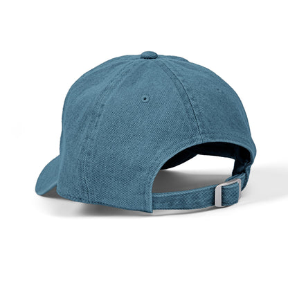 Stay Calm Embroidered Denim Hat