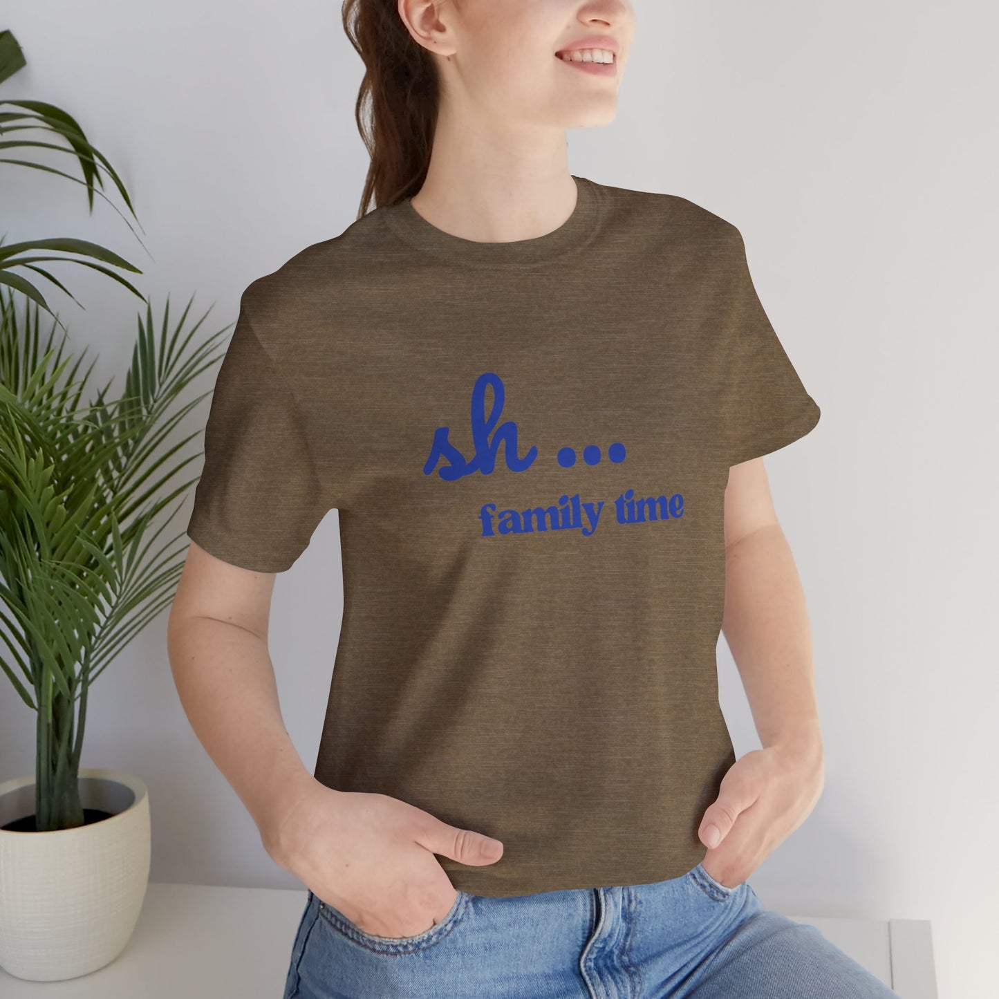Sh... Family Time Quiet Family Moments Tee